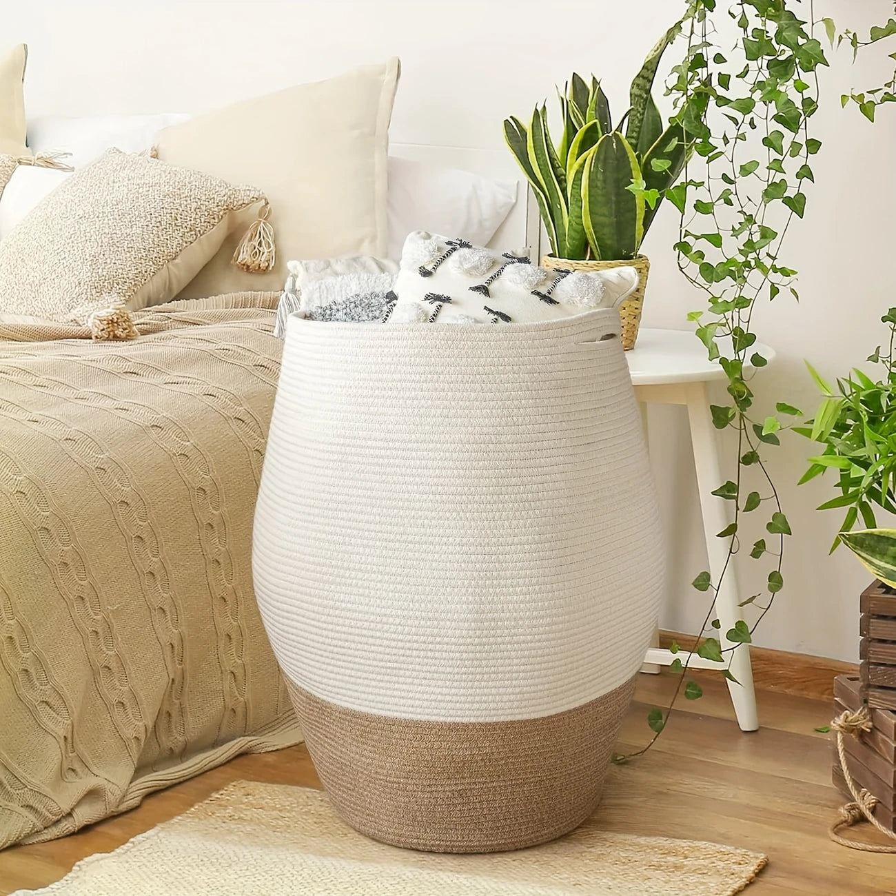 StorePro | Large Laundry Woven Hamper