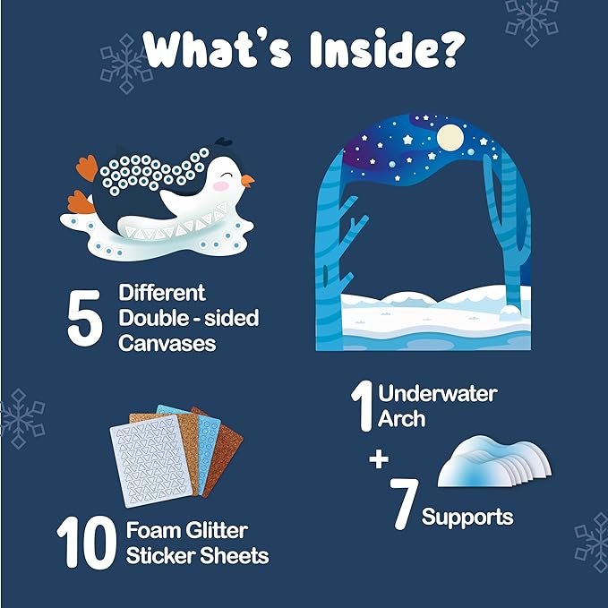 BINCA Foam Sticker Mosaic Art Activity