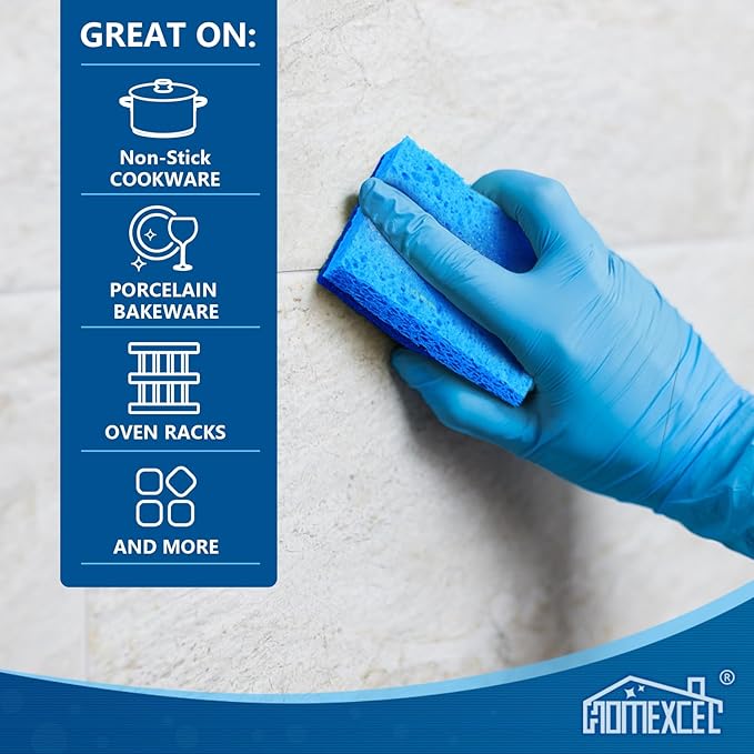 Sponges Kitchen 12pcs, Non-Scratch Scrub