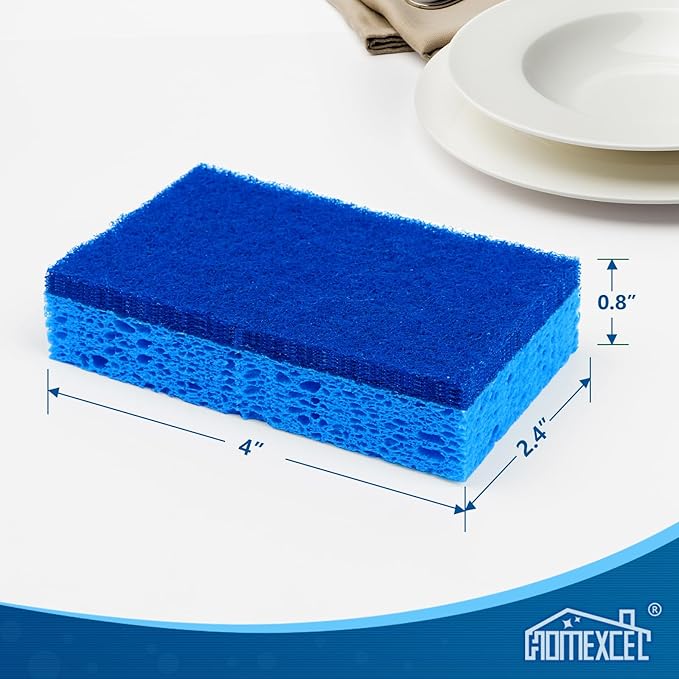 Sponges Kitchen 12pcs, Non-Scratch Scrub