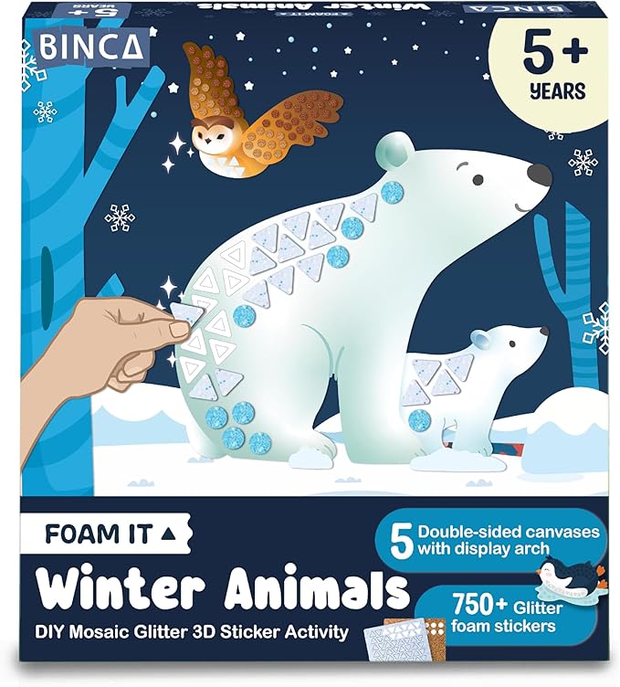 BINCA Foam Sticker Mosaic Art Activity