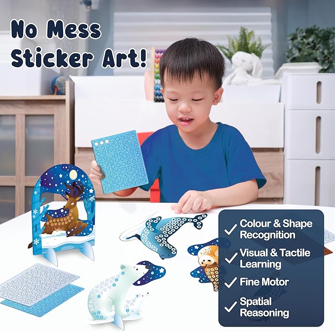 BINCA Foam Sticker Mosaic Art Activity